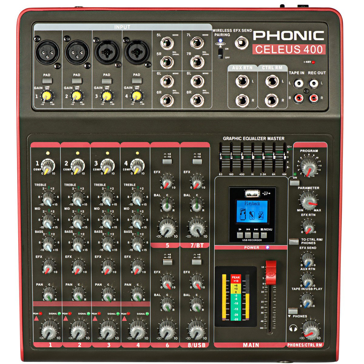 Phonic Celeus 400 Аналоговые микшеры